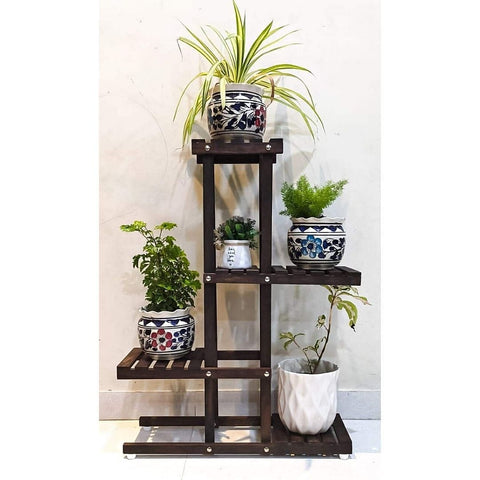 Wooden Tiered Plant Stand