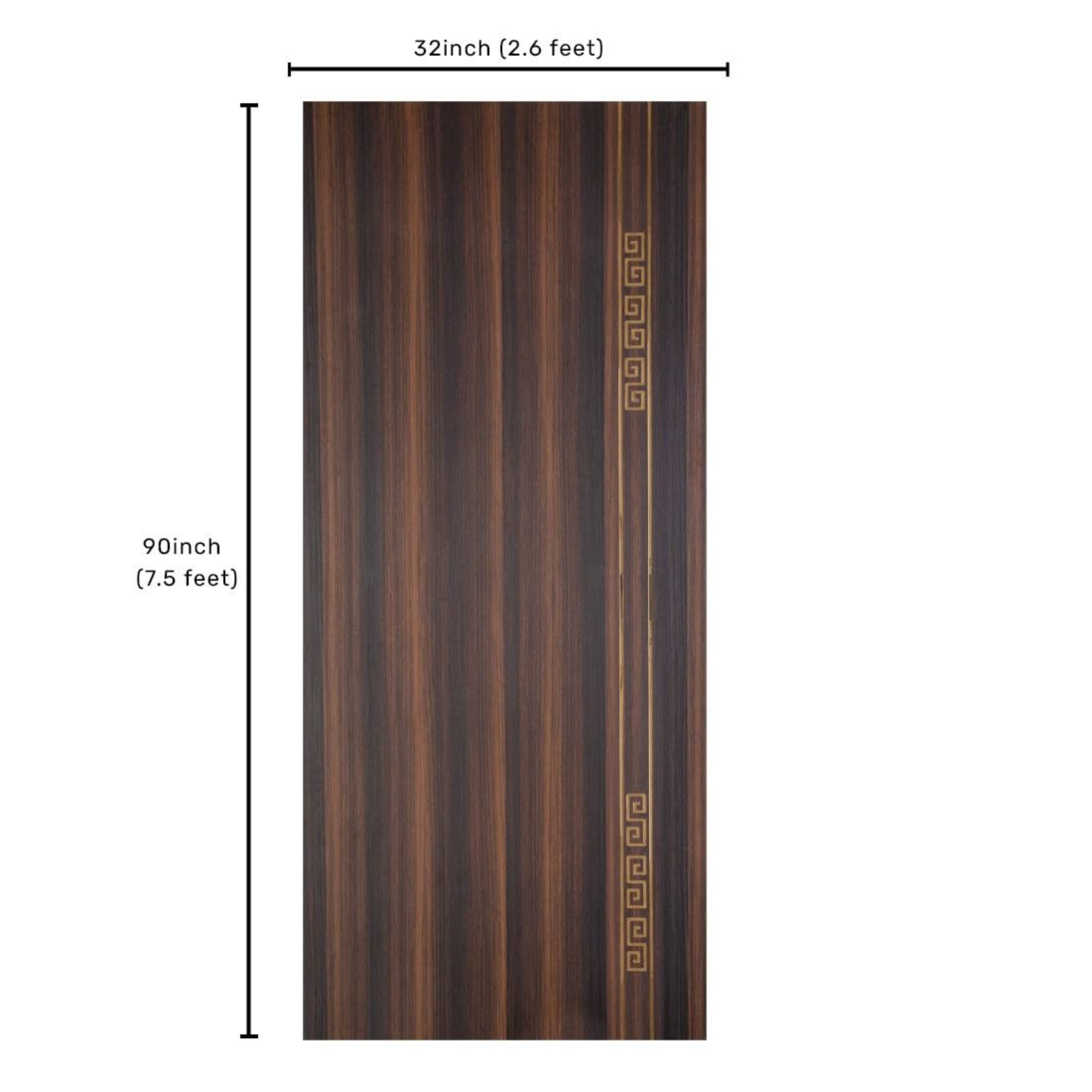 Black Flush Door