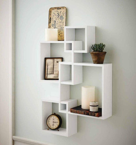 Modern Geometric Wall Shelf