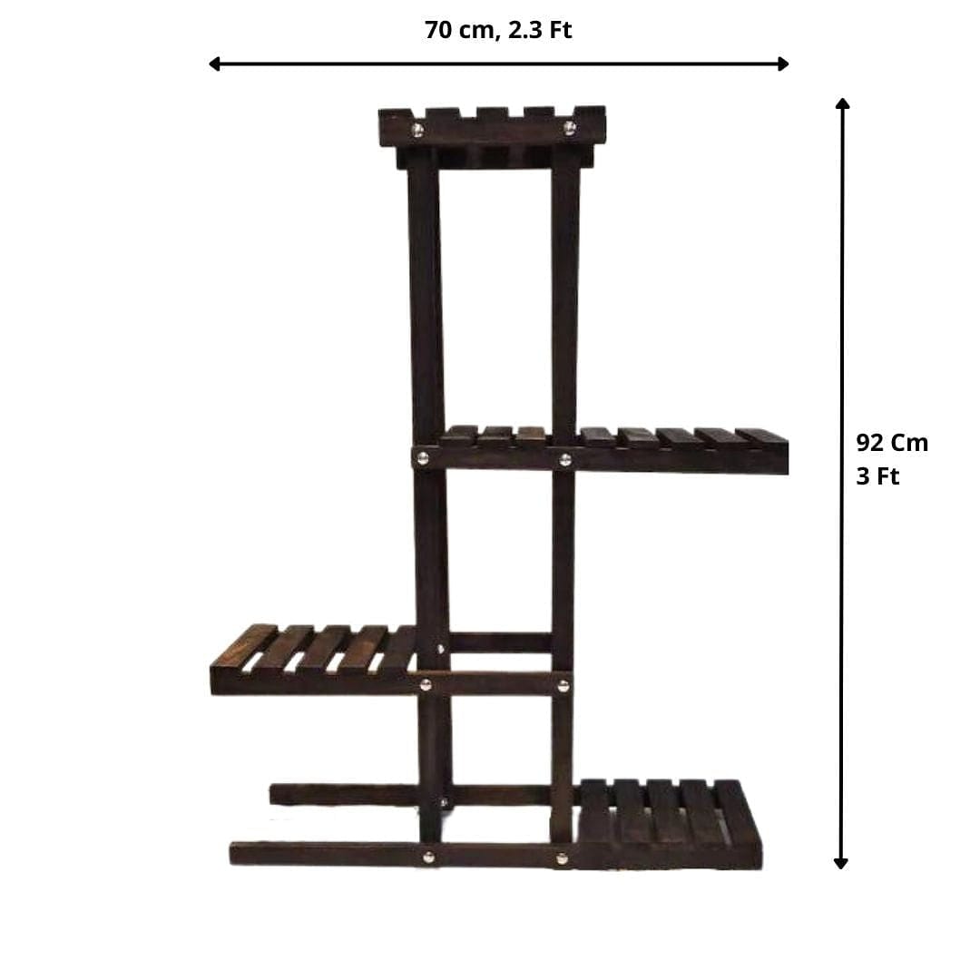 Wooden Tiered Plant Stand