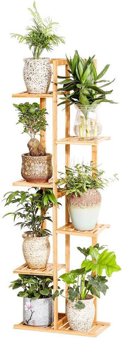 Bamboo Multi-Layer Plant Stand
