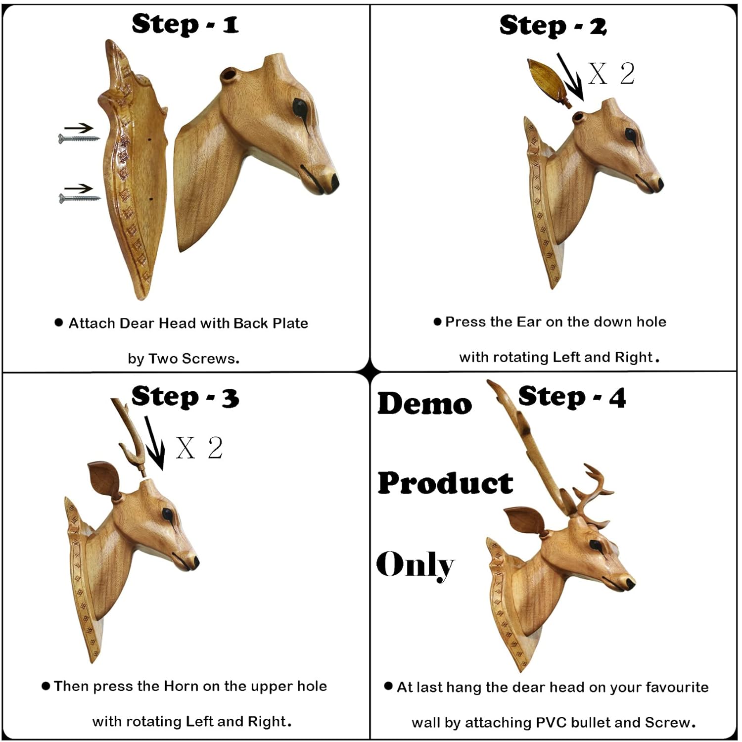 Deer Head Wall Mount