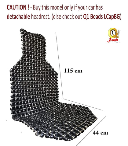 Black Beads - 115cm
