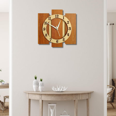 Charm Wooden Wall Clock