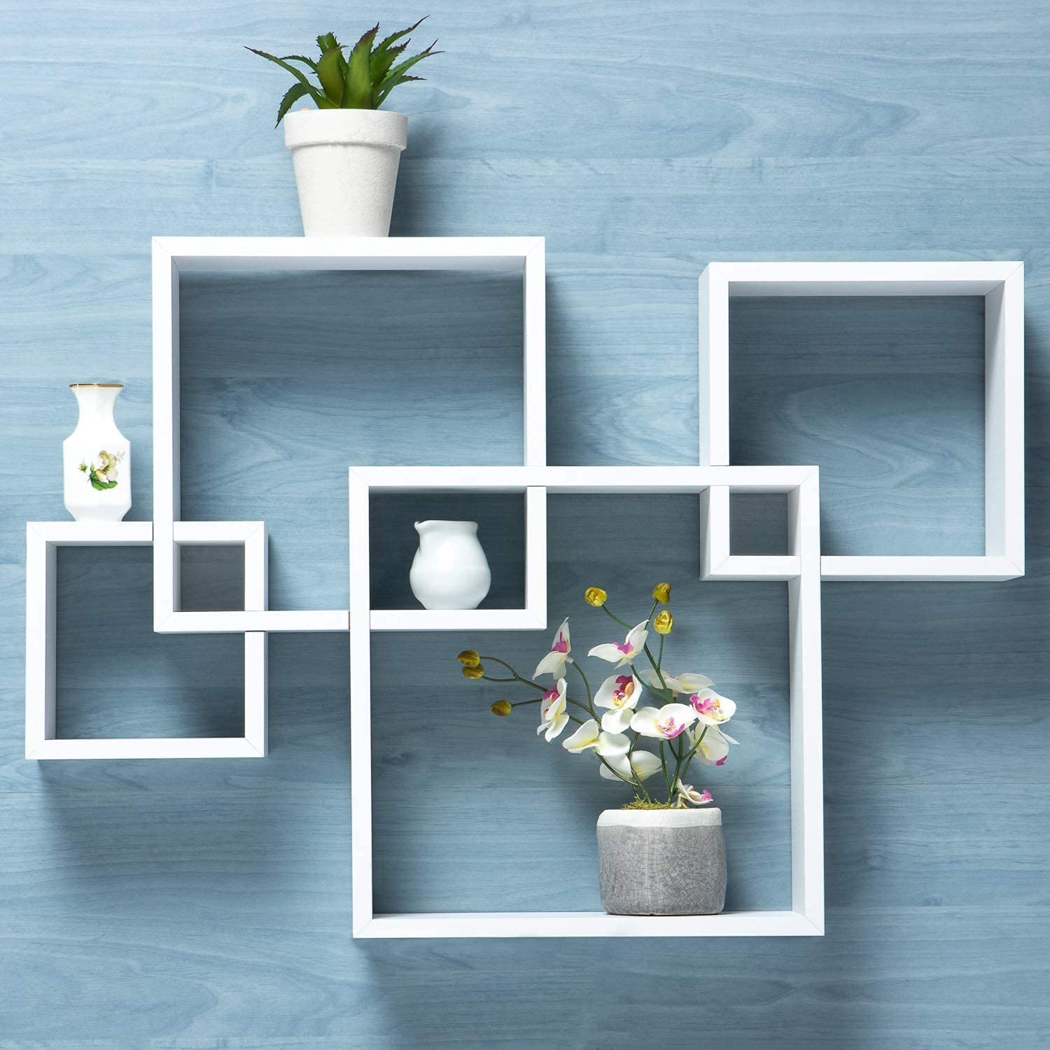 Modern Geometric Wall Shelf