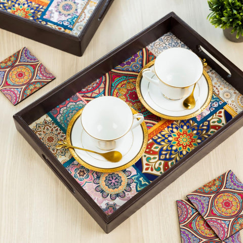 Tray with Coasters