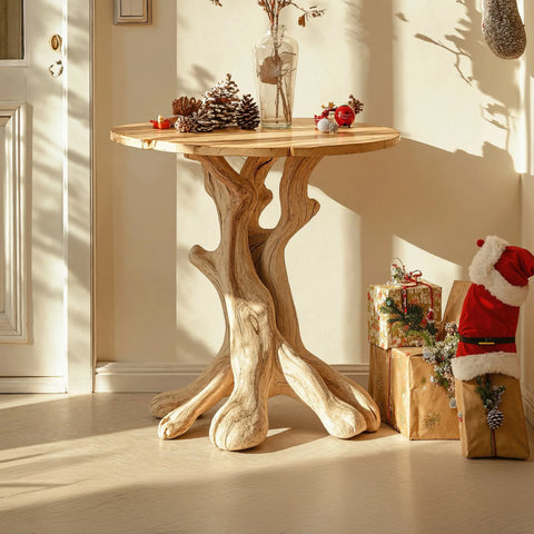 Nature-Inspired Wooden Table