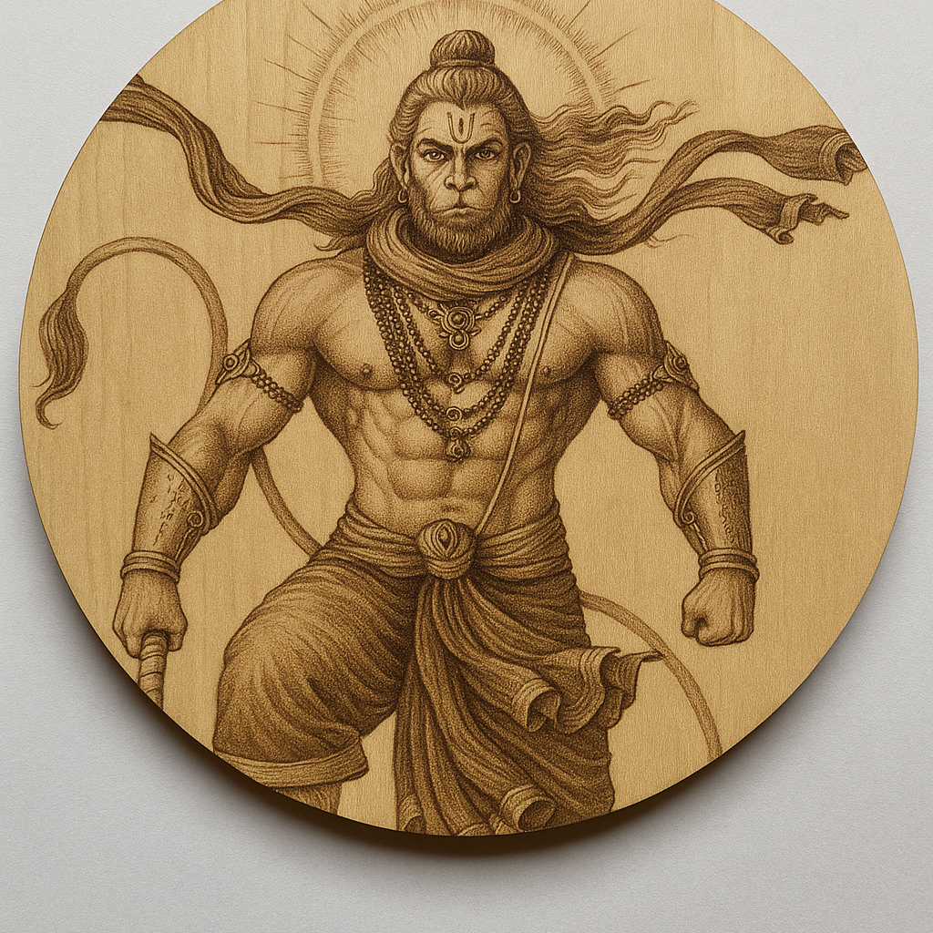 Warrior Hanuman - Dia 1 ft