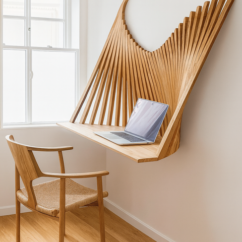 AeroFlow Wall-Mounted Desk