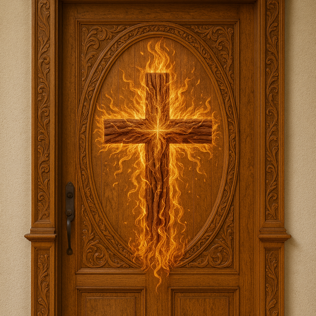 Cross Entrance Door