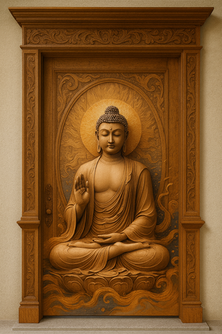 Buddha Entrance Door