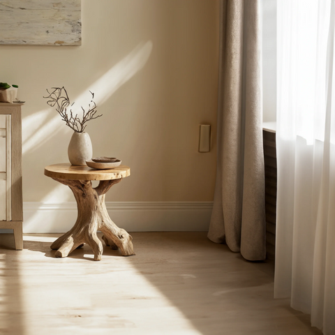 Rustic Root Solid Wood Console Table