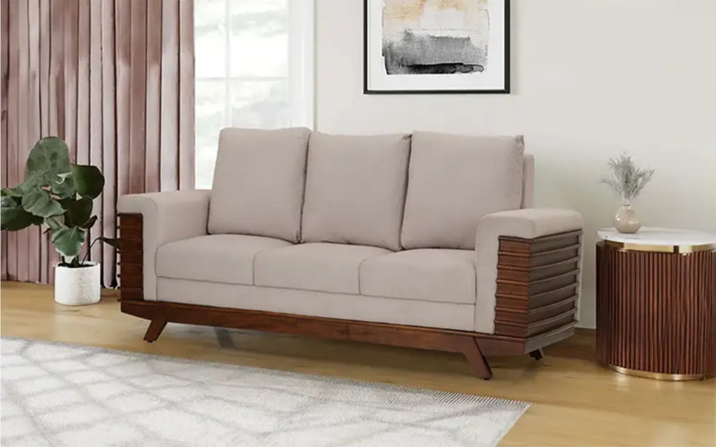 Mahogany Cushion Sofa