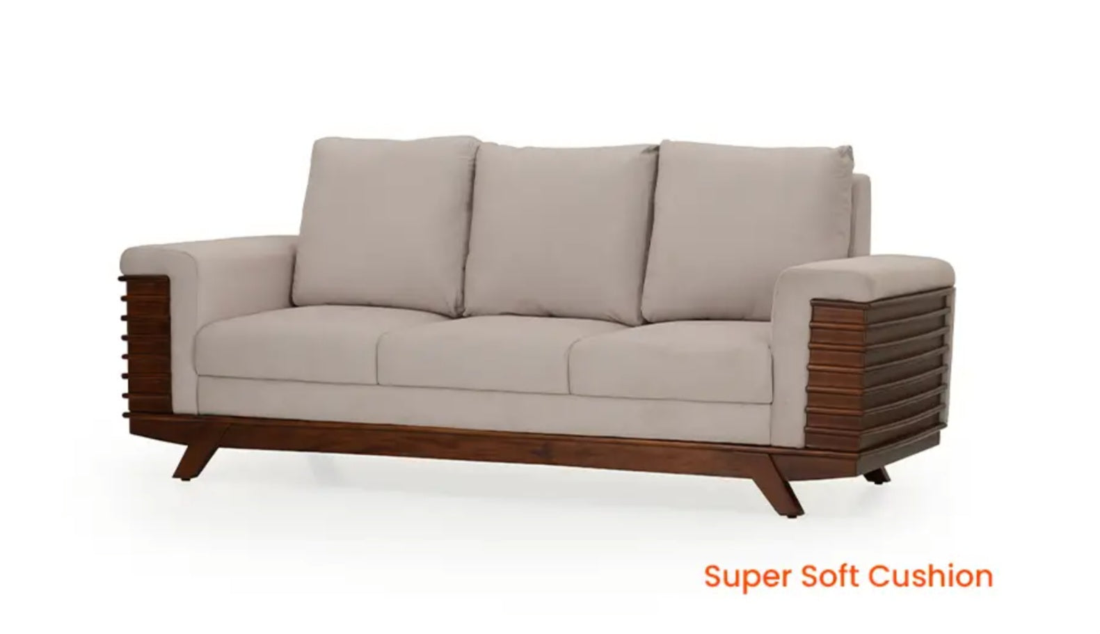 Mahogany Cushion Sofa