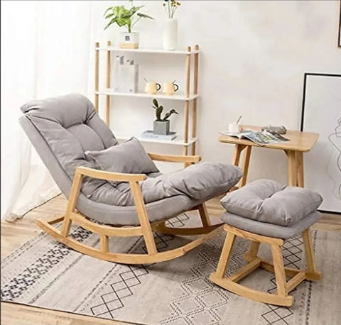 Grey Rocking Chair