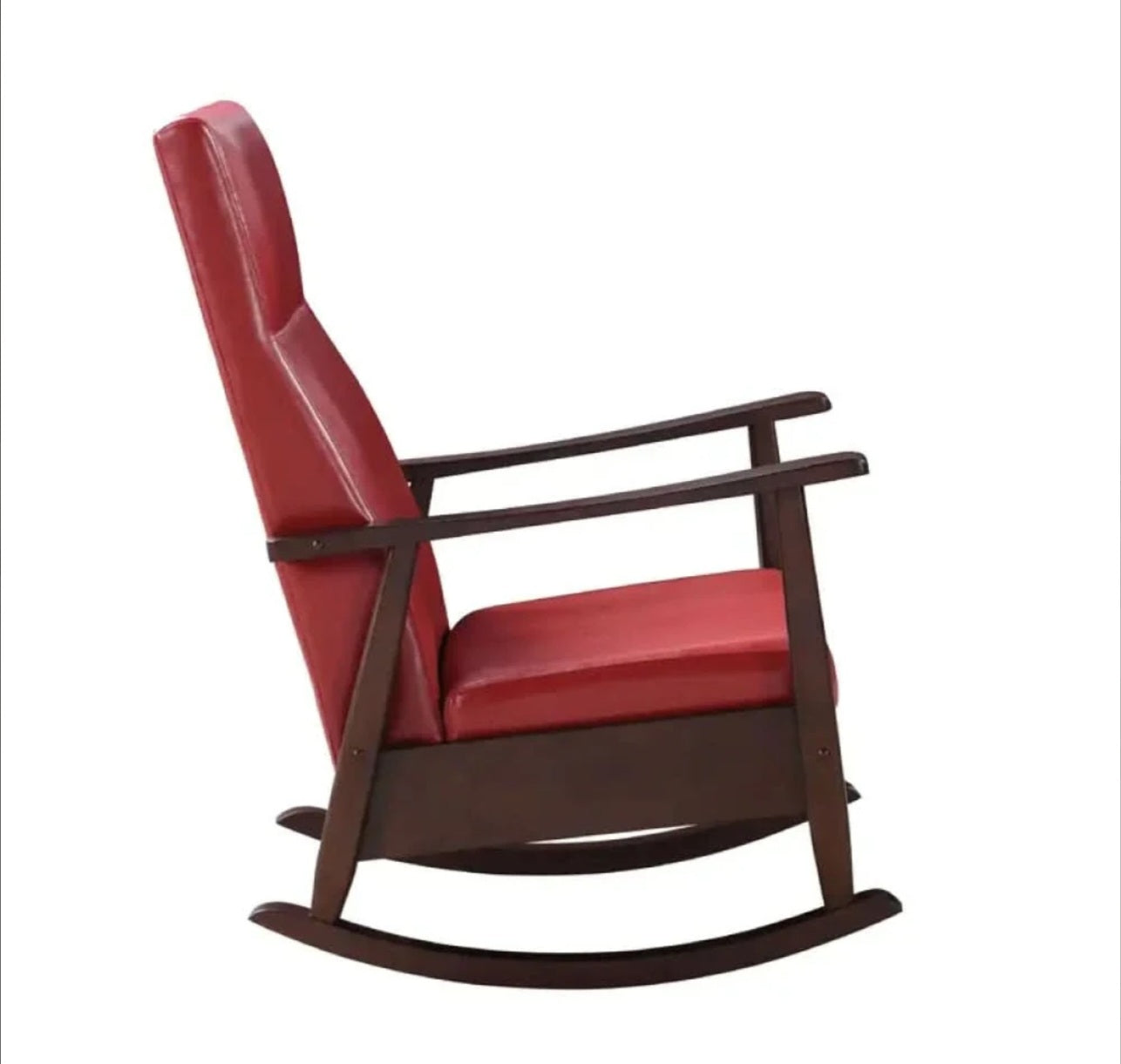 Ruby Leather Cushion Rocking