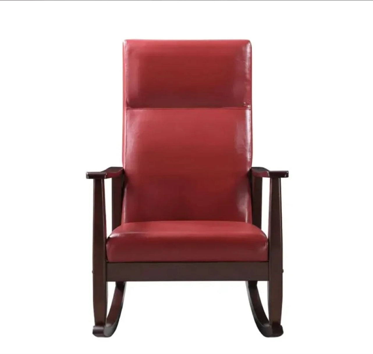 Ruby Leather Cushion Rocking