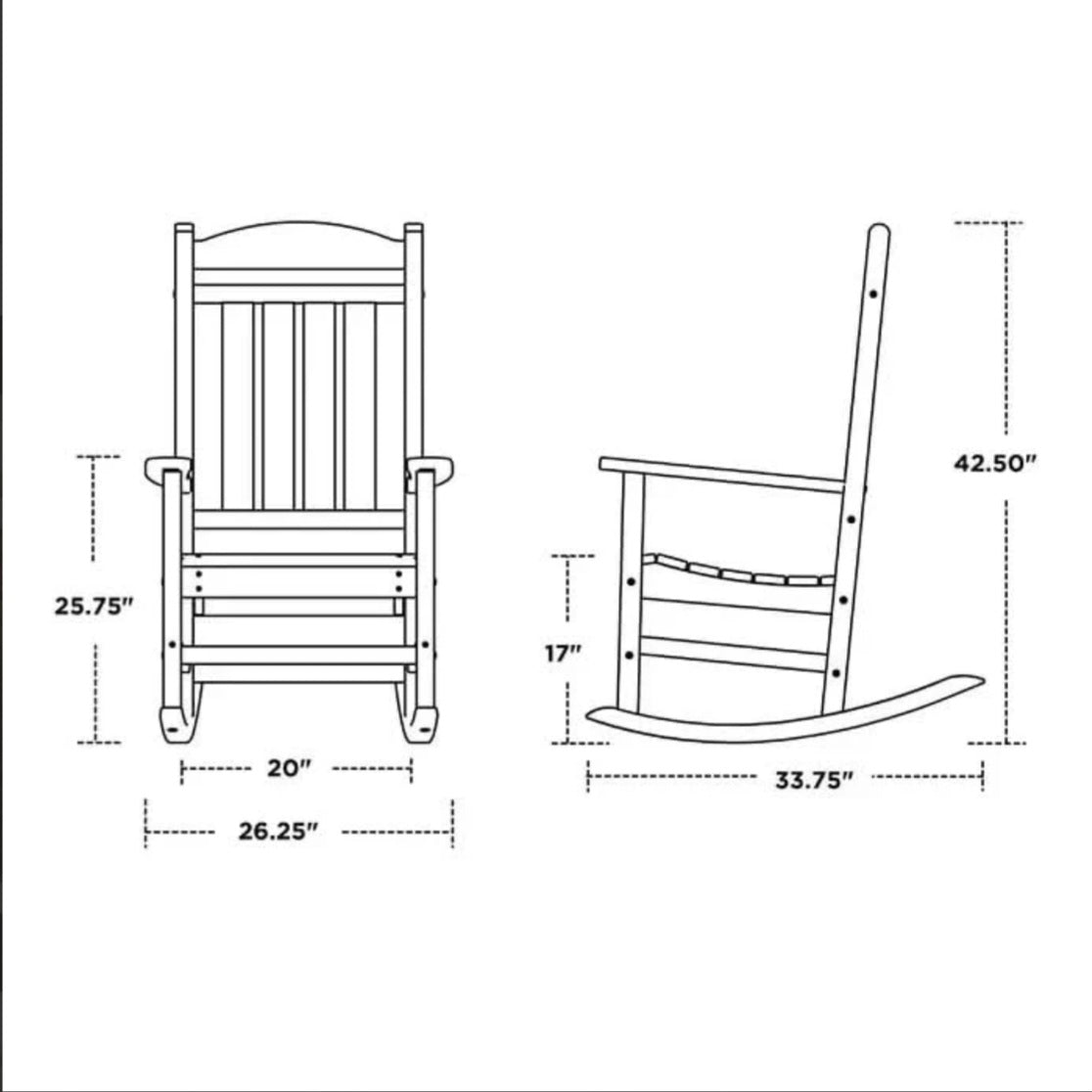 Easy White Rocking