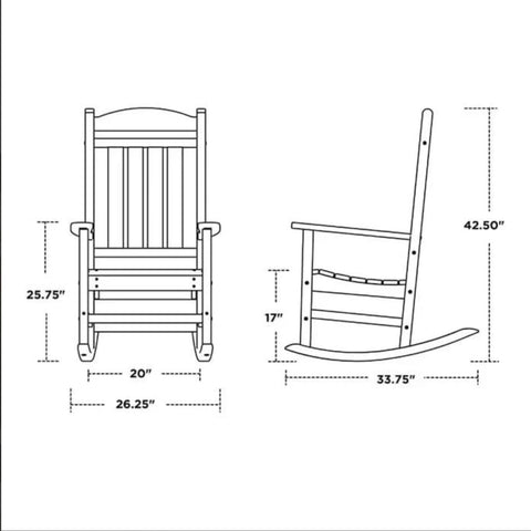Easy White Rocking