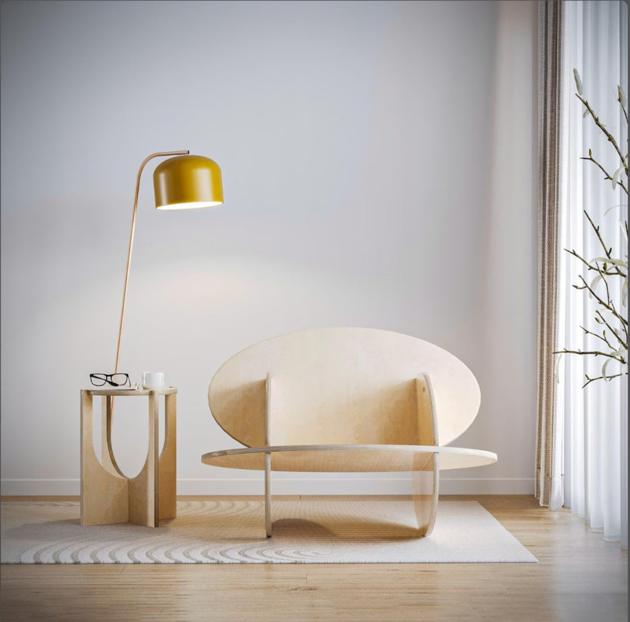 Roman Rocking Chair