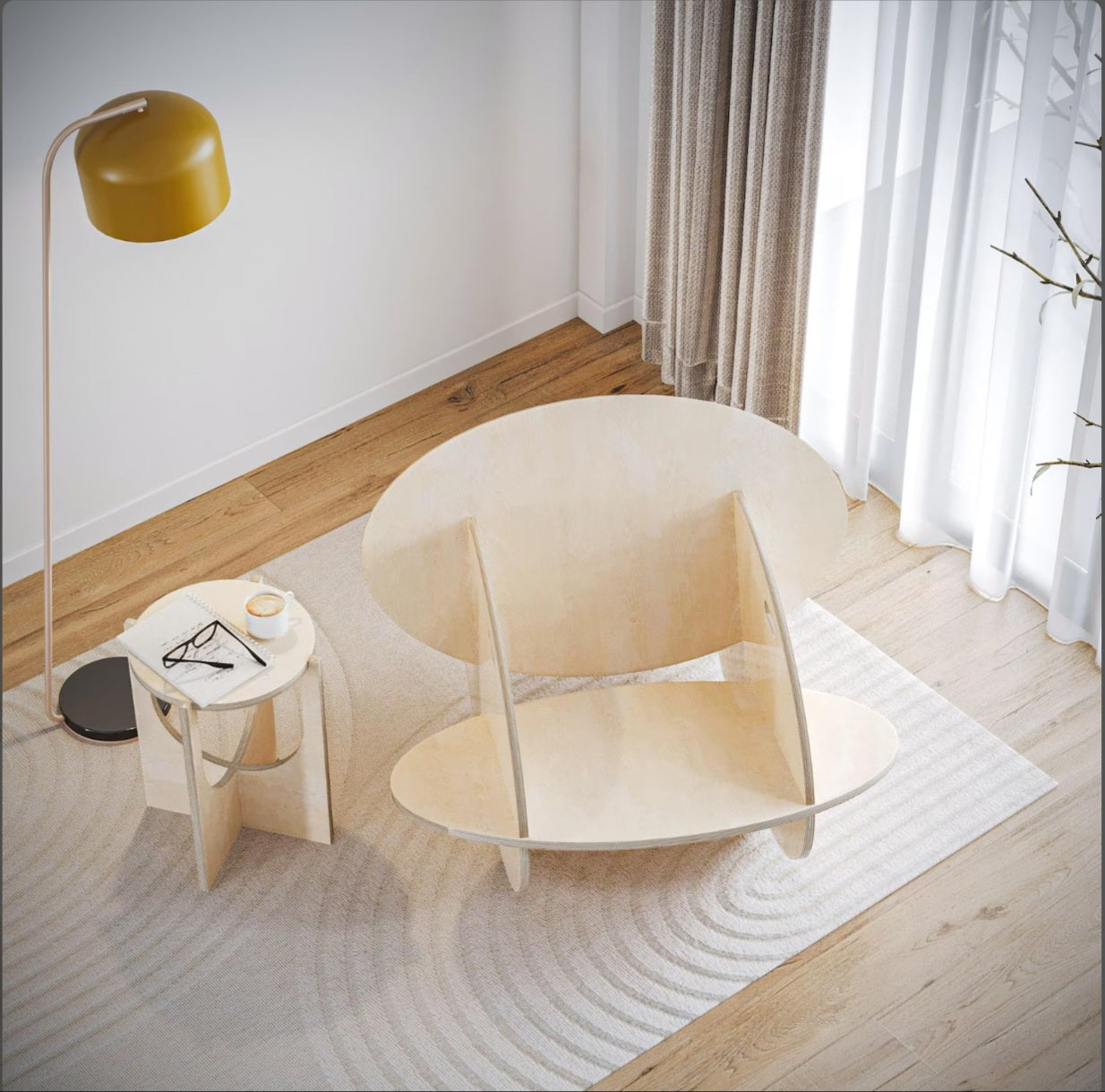 Roman Rocking Chair