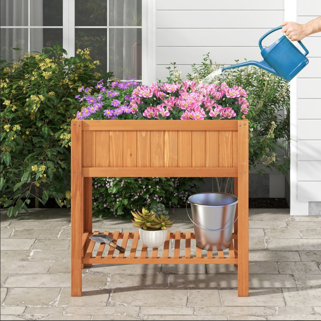 2-Tier Raised Garden Bed