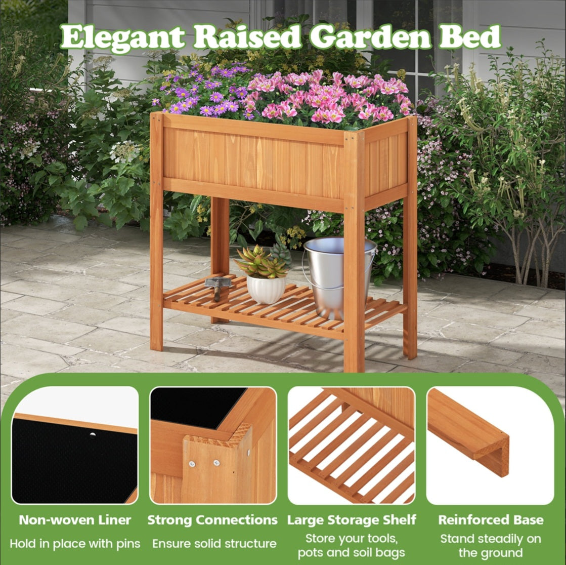 2-Tier Raised Garden Bed