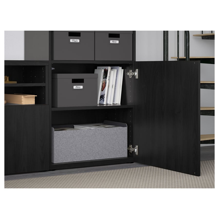 Black Wall Unit