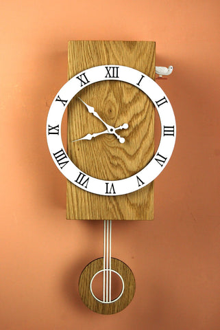 Wooden Cuckoo Pendulum Clock