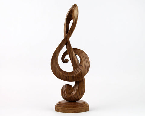 Treble Clef Sculpture