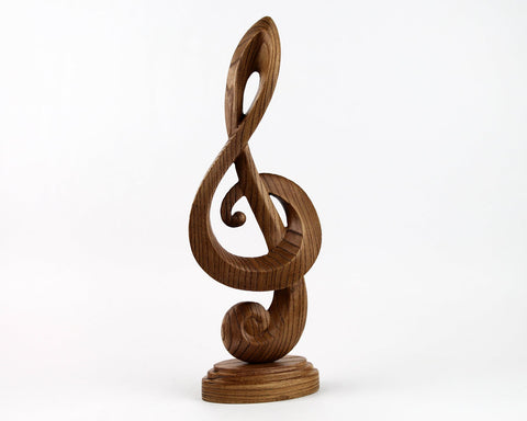 Treble Clef Sculpture