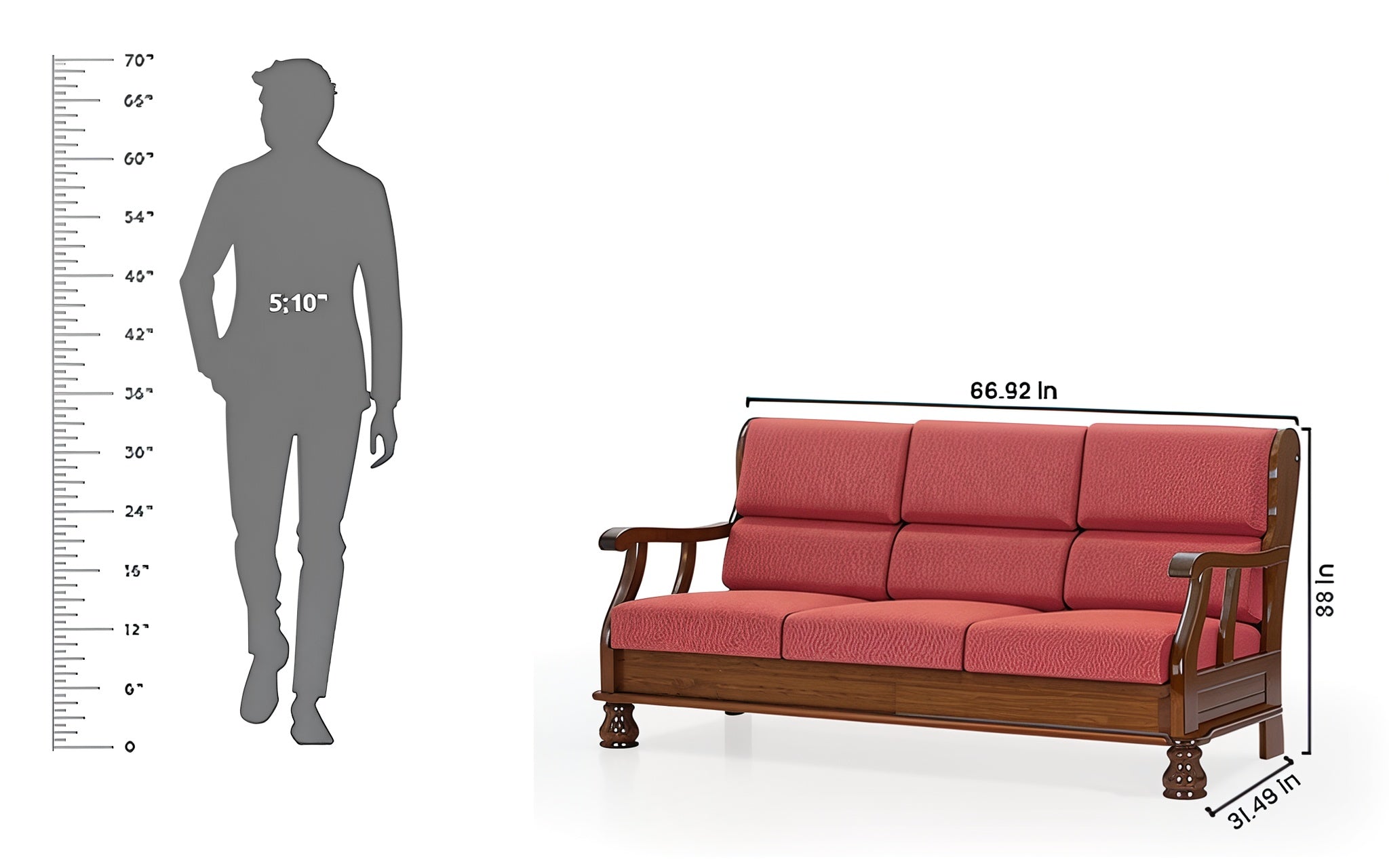 Ruby Cushion Sofa